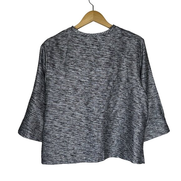 Coldwater Creek Textured Silk Blend Shirt Jacket Womens Size PL Classic Office - Picture 7 of 7